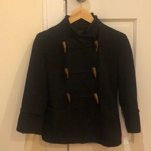 Troy Smith for D Black Pea Coat size S